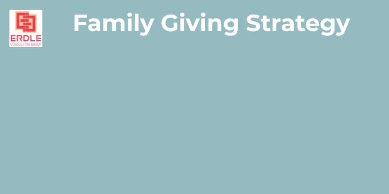Erdle consulting logo family giving strategy